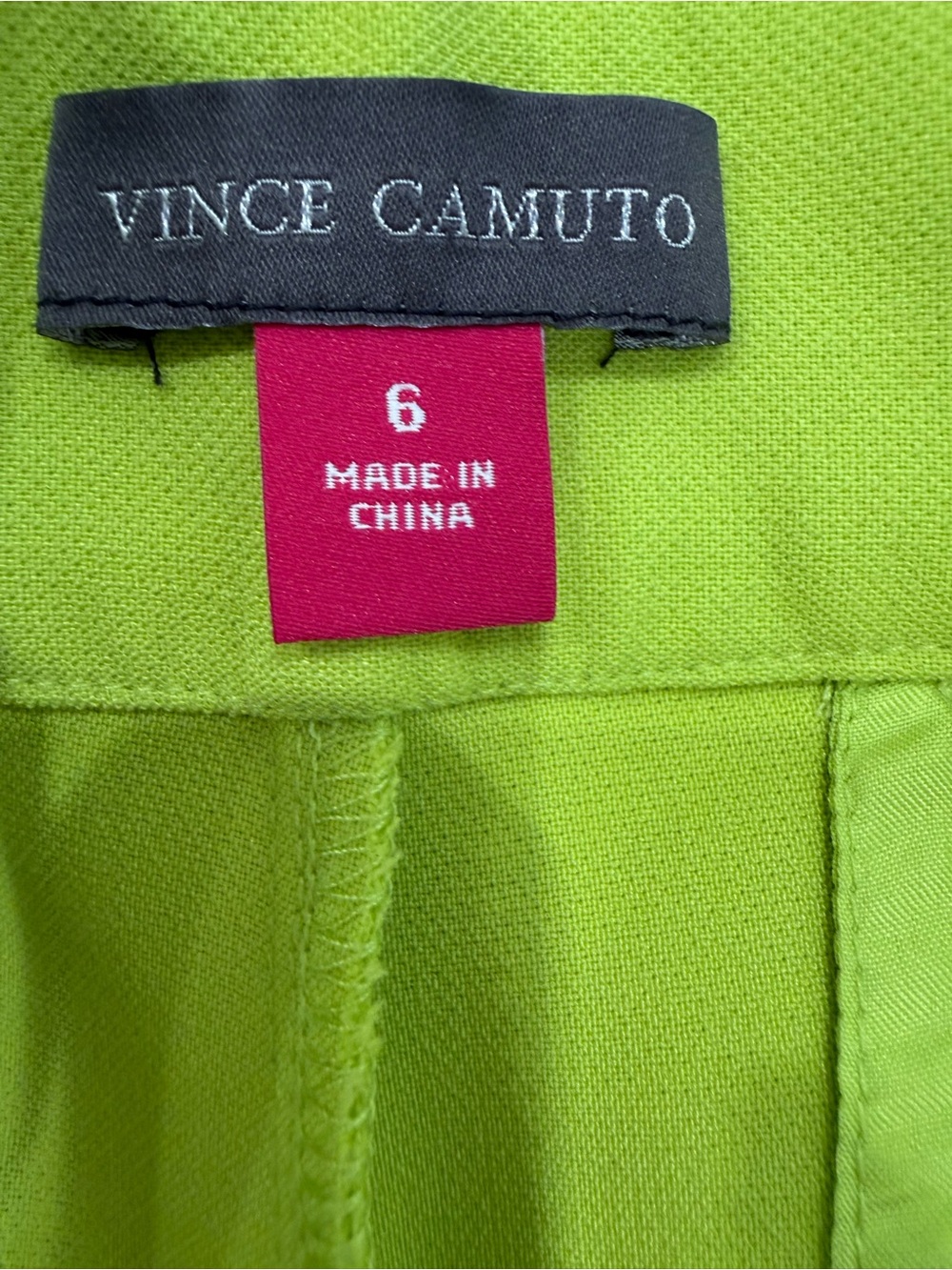 Vince Camuto Pants in Lime Green Neon Chartreuse Brat - Picture 5 of 7